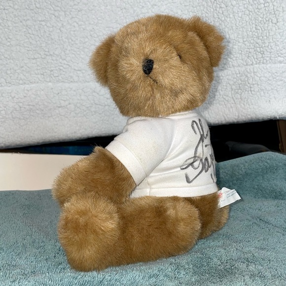 RARE ‘90s John Davidson signed collectible teddy bear, pristine condition - Picture 5 of 6